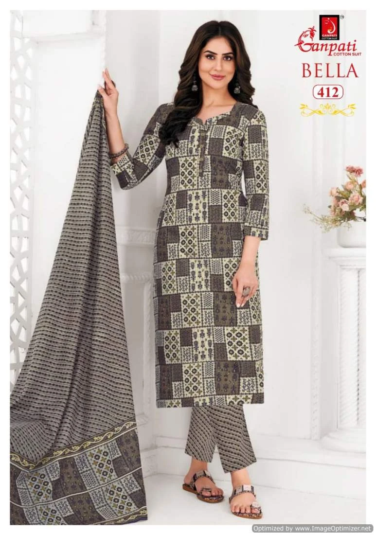 Ganpati Bella Vol 4 Cotton Wholesale Readymade Salwar Suit Catalog — Wholesale Salwar Suits, Ganpati wholesale from Surat - Gallery Image 4